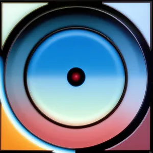 DJ Icon Circle Button - Shiny Web Design