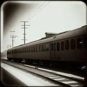 High-speed Bullet Train Racing on Urban Railway Track