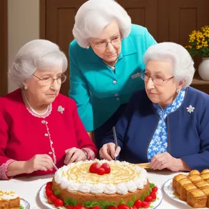 Joyful Elderly Couple Enjoying Meal Together at Home