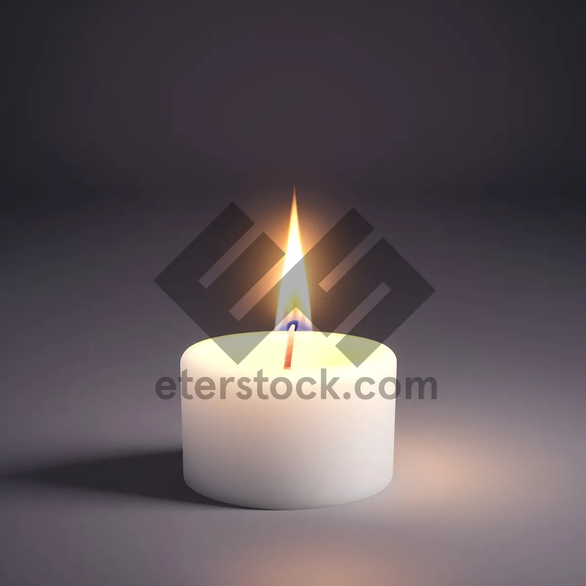 Picture of Shiny Wax Candle Icon Set - Web Graphic Design