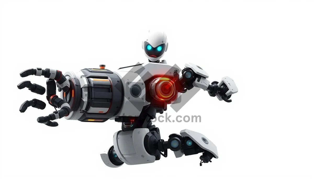 Picture of Metallic 3D Camera Robot Lens Equipment