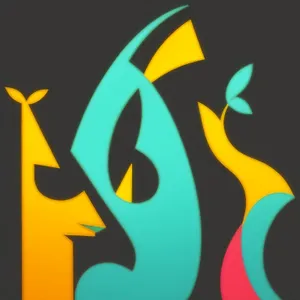 Electric Lightning Icon: Artistic Graphic Design Symbol