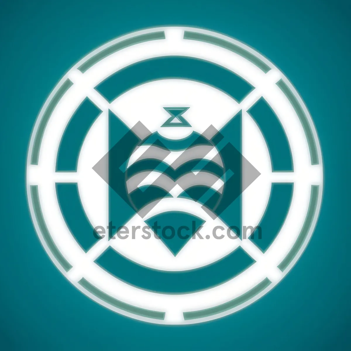 Picture of Round Web Icon Button Circle Symbol Design