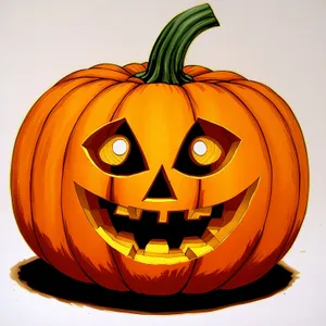 Spooky Autumn Glow: Jack-o'-Lantern Candle Decoration