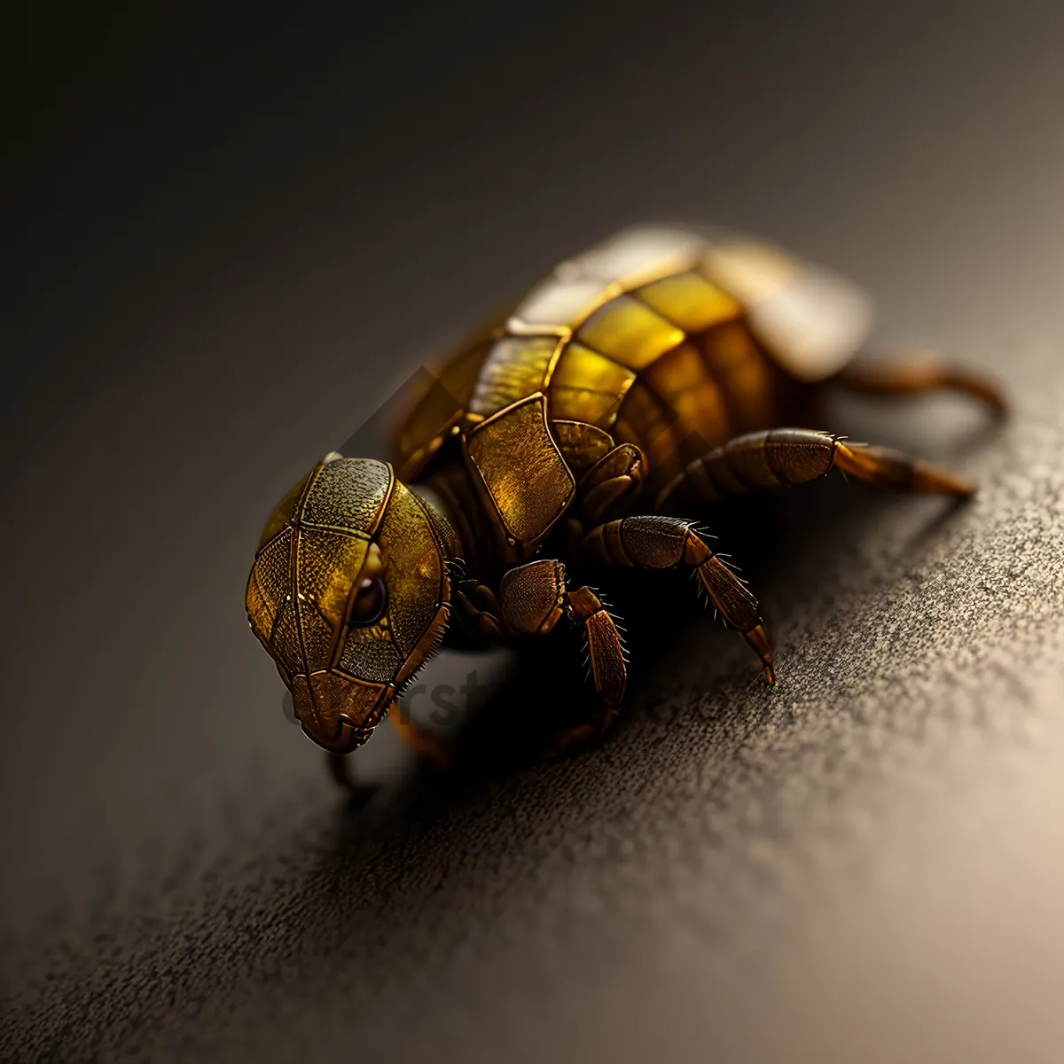 Picture of Wild Insect Close-Up: Intricate Antenna and Vibrant Colors