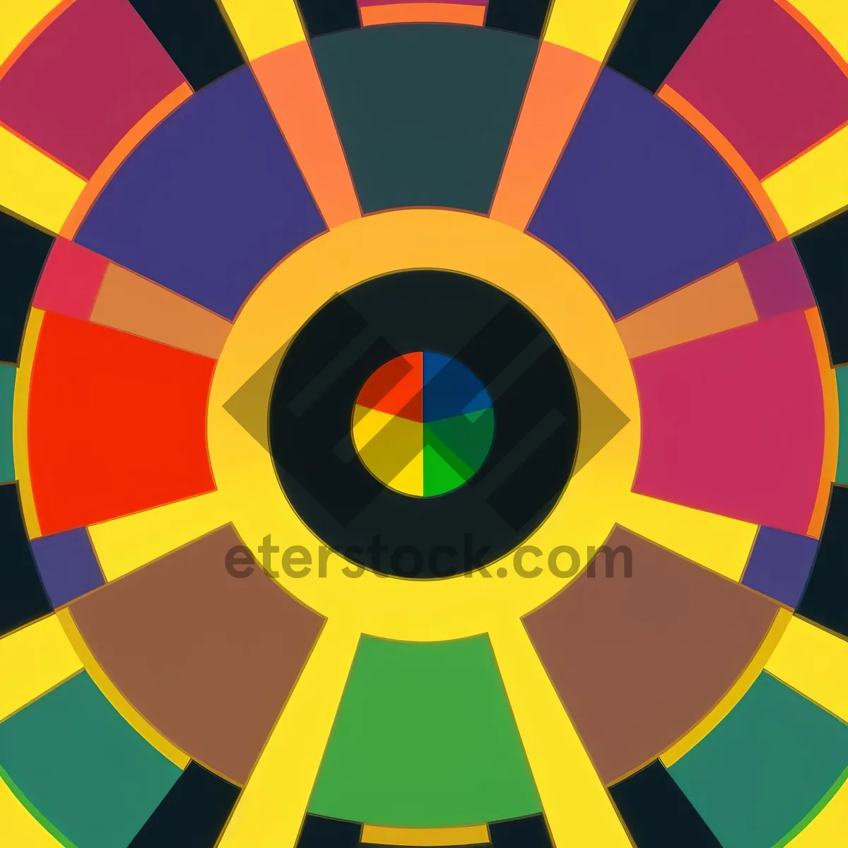 Picture of Hippie Symbol of Reform: Graphic Art Flag and Icon