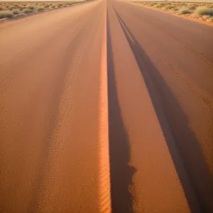 Sizzling Sahara: Majestic Dunes Under Sunlit Sky