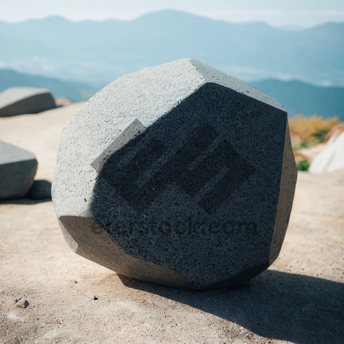 Picture of Pebble-filled Earth: Serene Sand and Soil