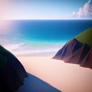 Seascape Canopy: Serene Shade on the Beach