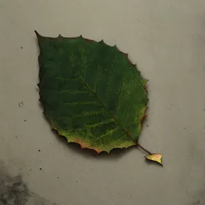 Autumn Beetle on Leaf Closeup