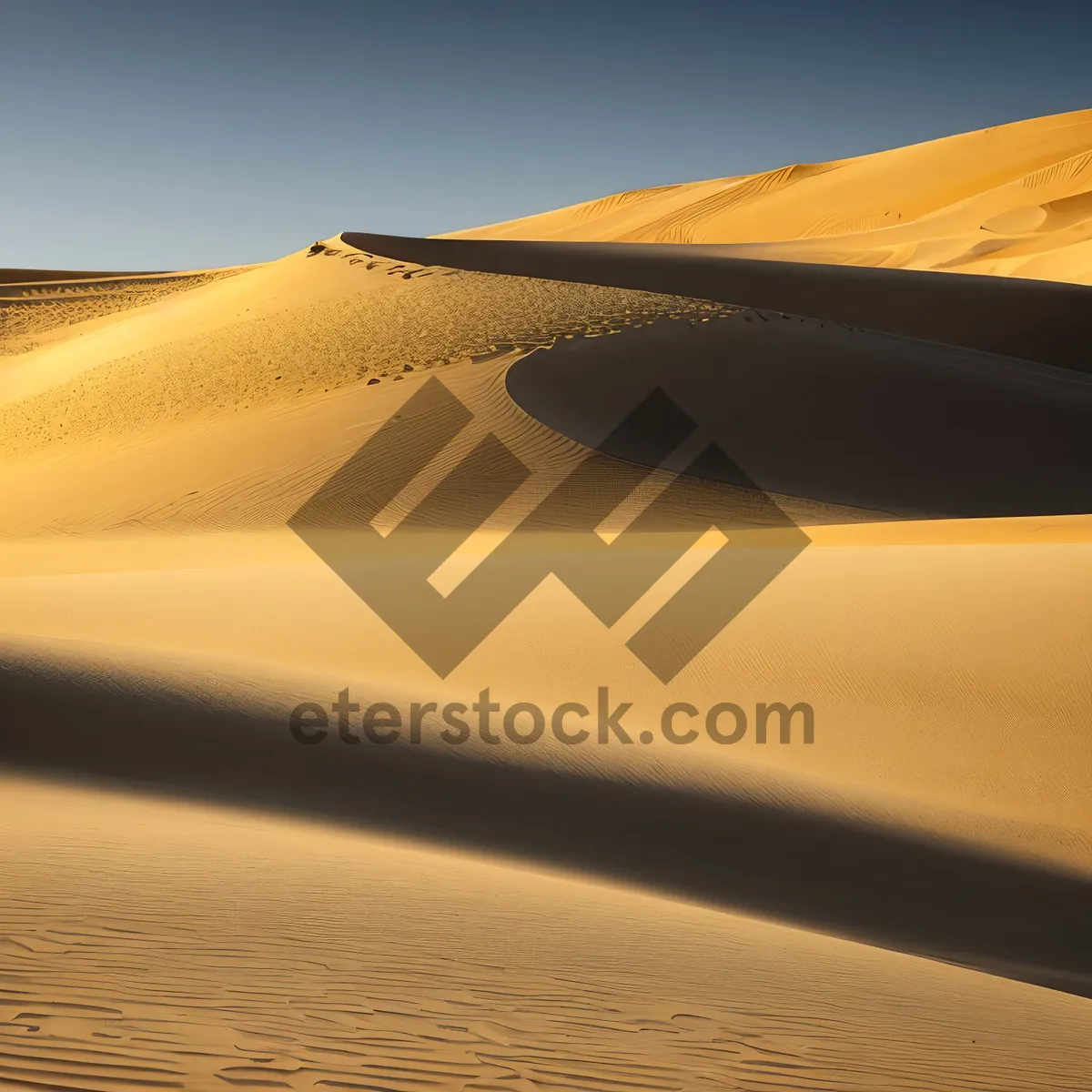 Picture of Endless Sands: Majestic Desert Dunes and Sun-Covered Horizons