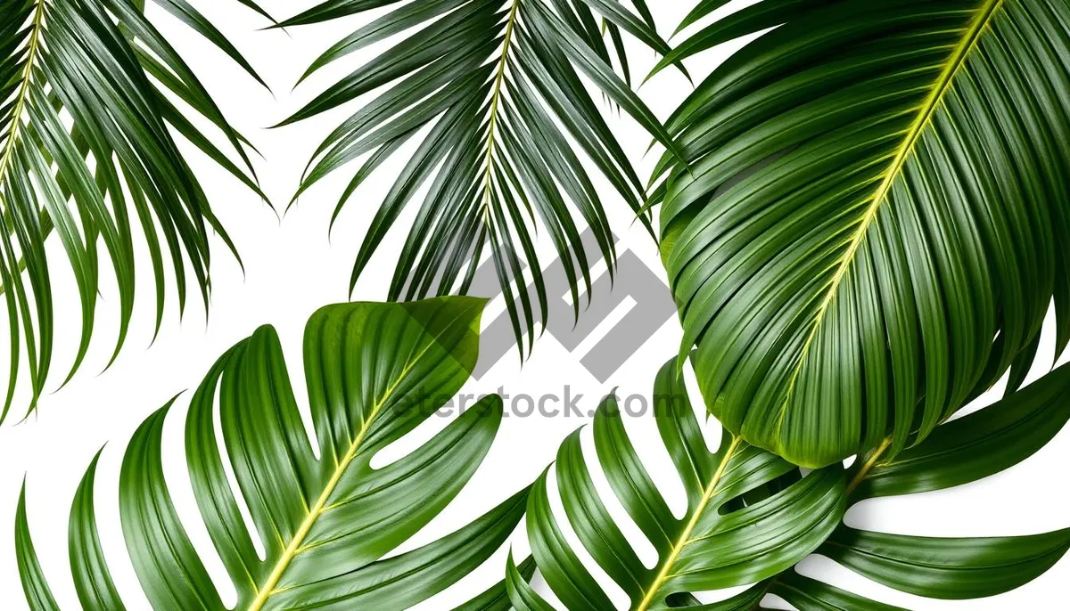 Picture of Greenery Branches Wallpaper Pattern - Bright Design Concept