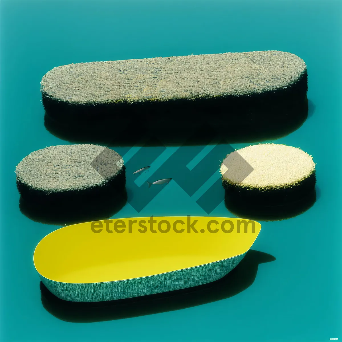 Picture of Tranquil spa stones in peaceful balance.