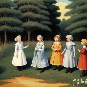 Student couple in traditional dress