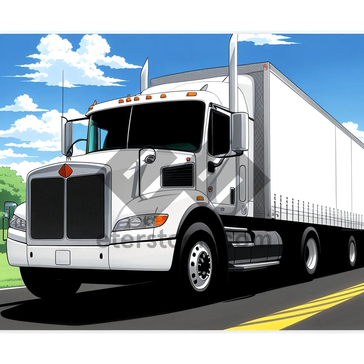 Picture of Fast and Reliable Freight Transportation on the Highway