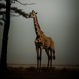 Majestic African Giraffe in the Wild