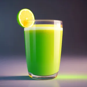 Refreshing Citrus Juice in Glass