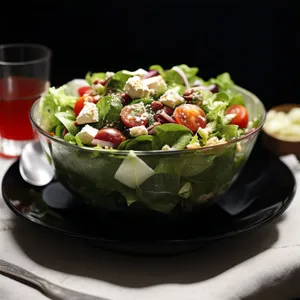 Healthy and fresh fruit salad bowl