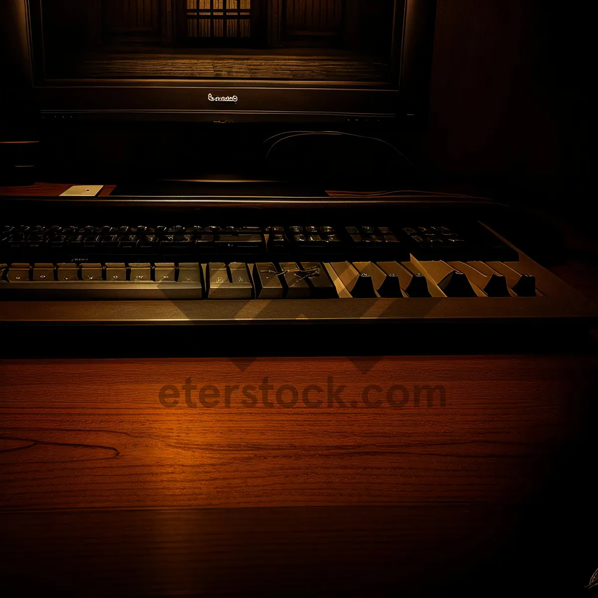 Picture of Versatile Upright Piano Keyboard for Musical Enthusiasts