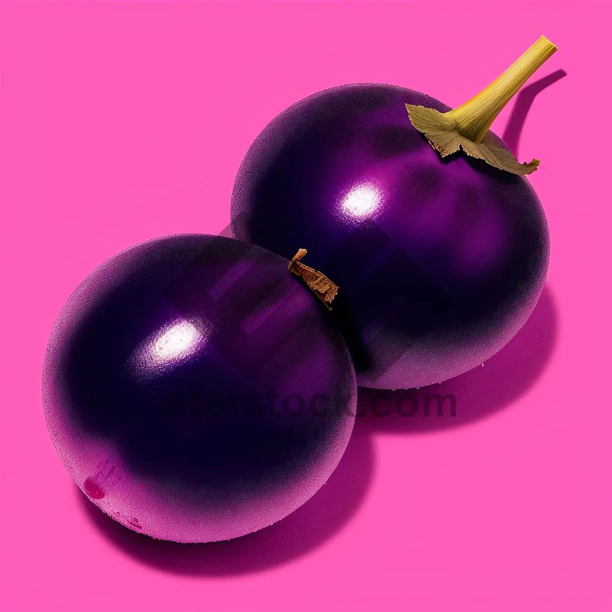 Picture of Vibrant Round Eggplant Ball - Fresh, Healthy, and Delicious