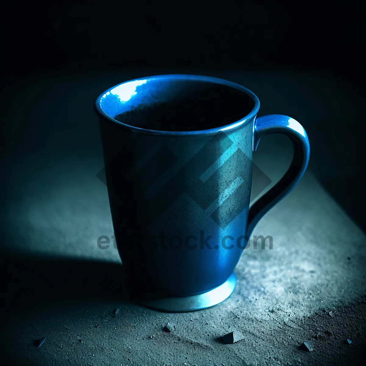 Picture of Hot Morning Coffee in Ceramic Mug