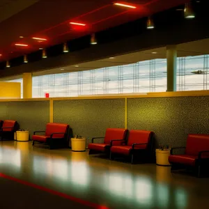 Modern Classroom Furniture in a Spacious Hall