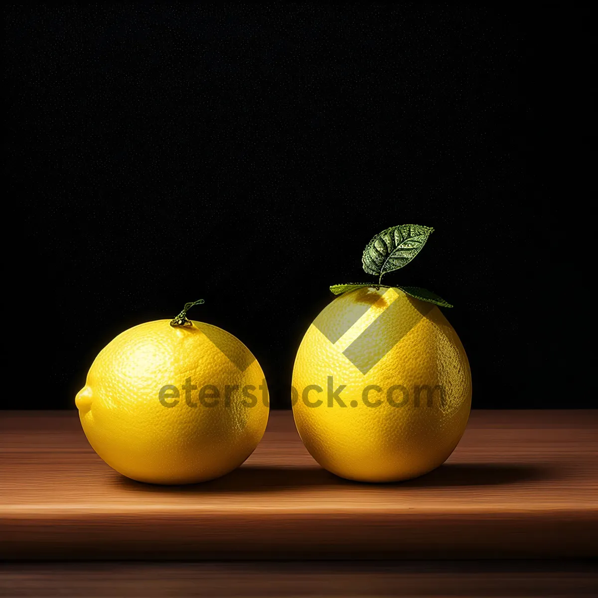 Picture of Fresh Citrus Fruits on Leafy Background - Healthy Eating