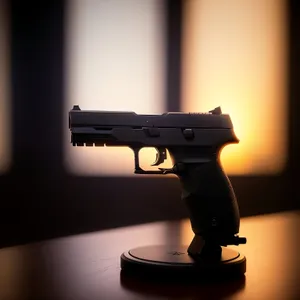 Crime Control: Metal Revolver Weapon