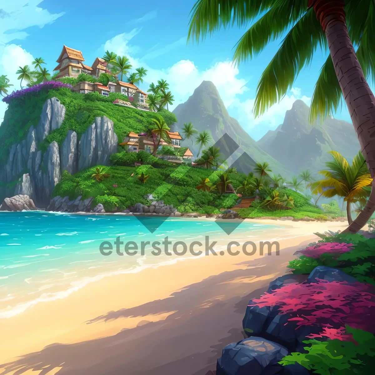 Picture of Sun-kissed Serenity: A Tropical Beach Getaway