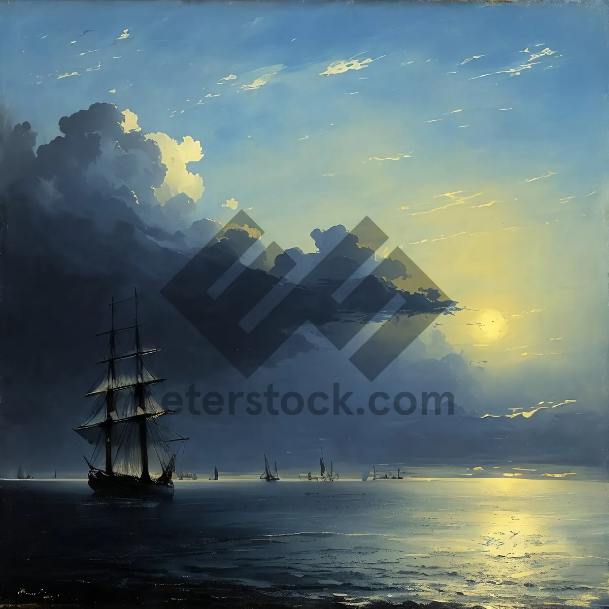 Picture of Sailing into the Golden Horizon