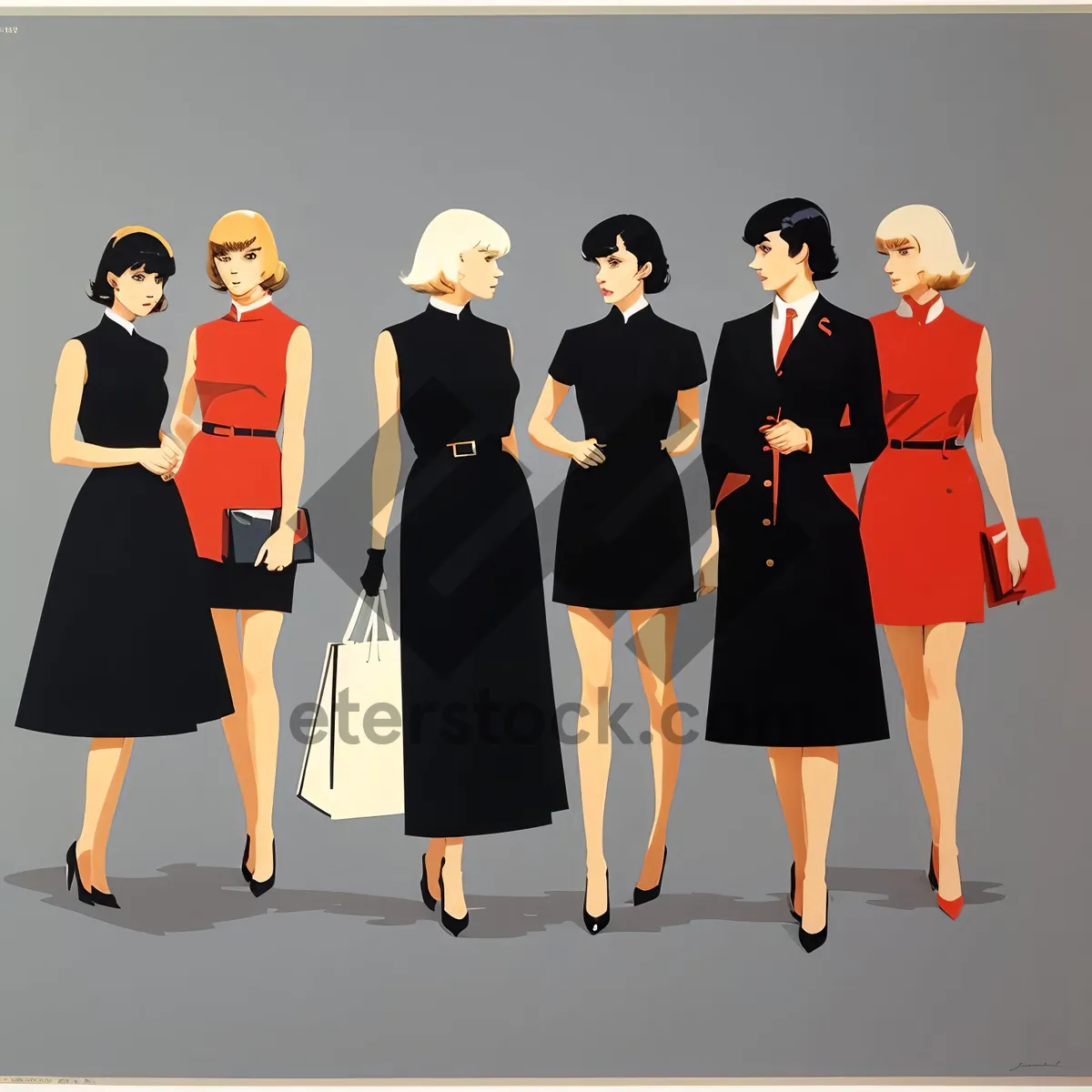 Picture of Successful Business Team in Corporate Attire