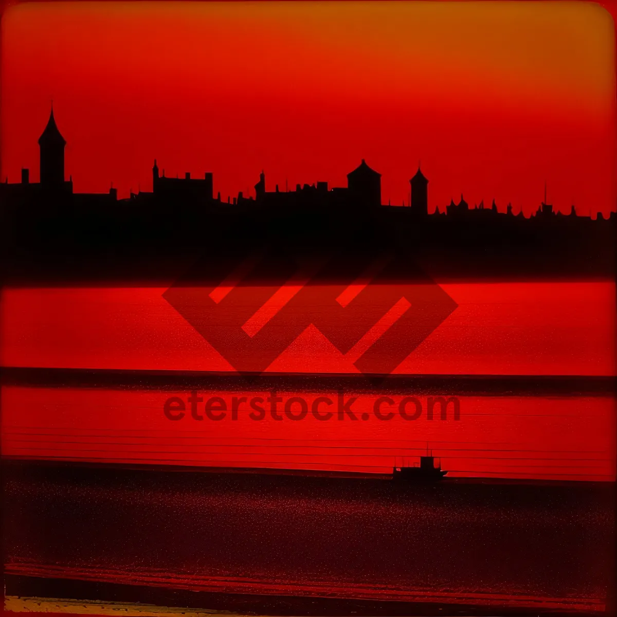 Picture of London Bridge at Sunset: Majestic Riverside Landmark Illuminated