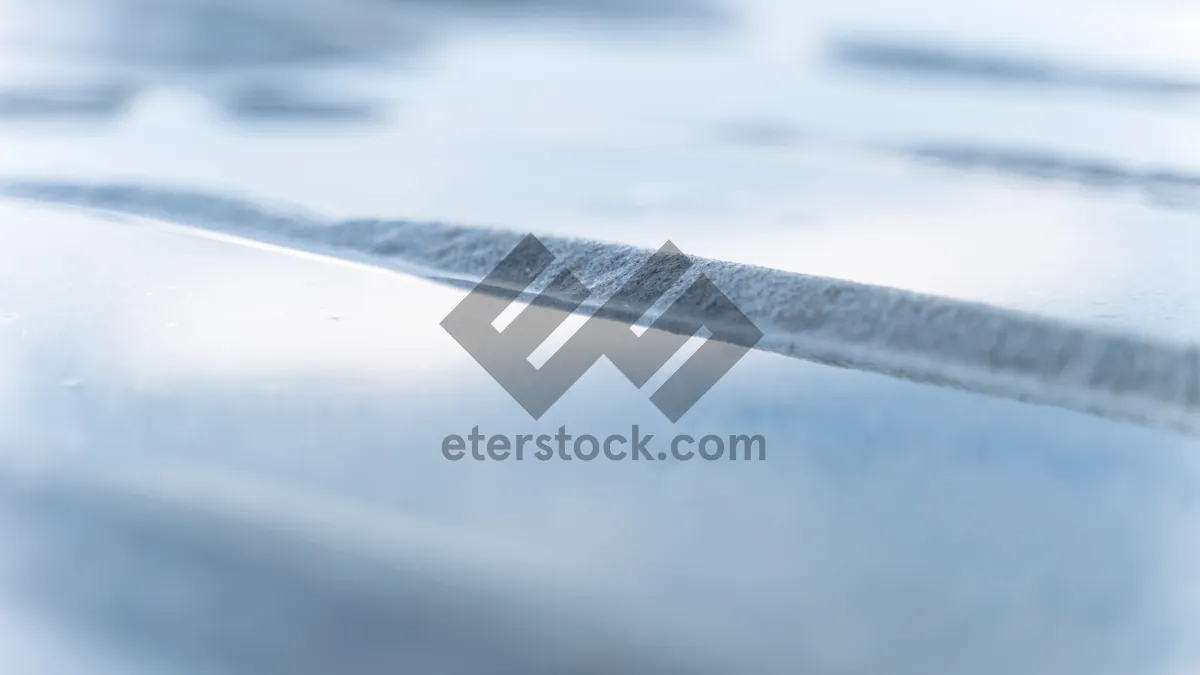Picture of Natural seaside background, sand pattern formed by current and wind.