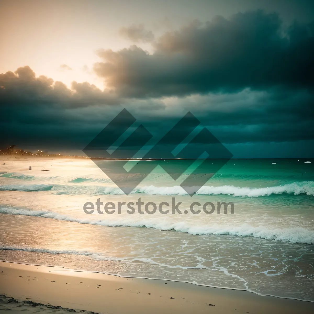 Picture of Sunny Beachscape Retreat with Turquoise Waters