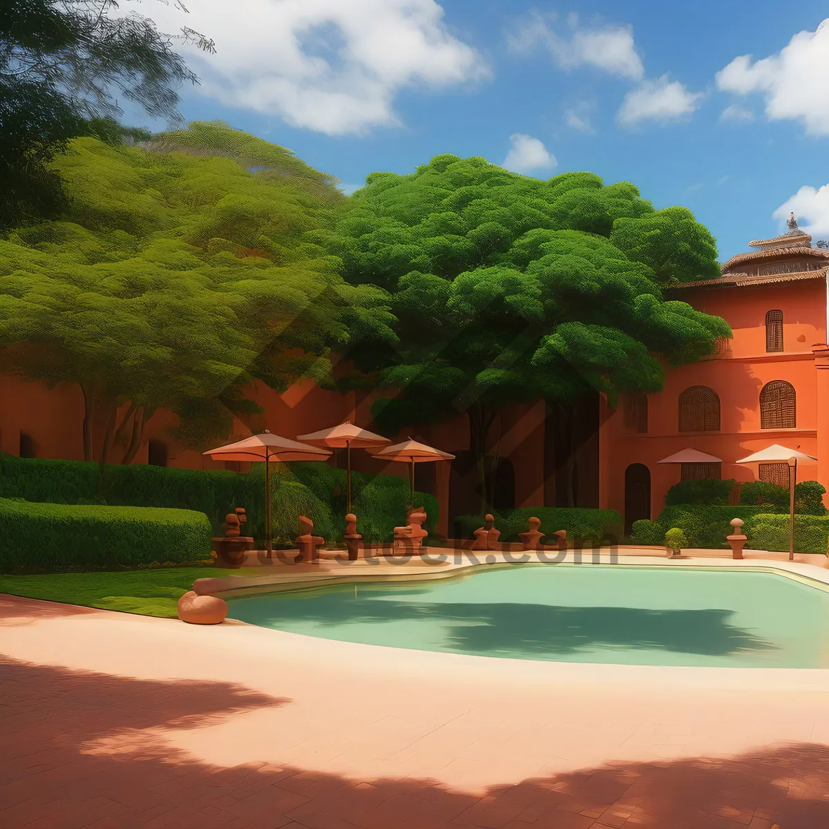 Picture of Luxury Resort Villa with Golf Course and Swimming Pool