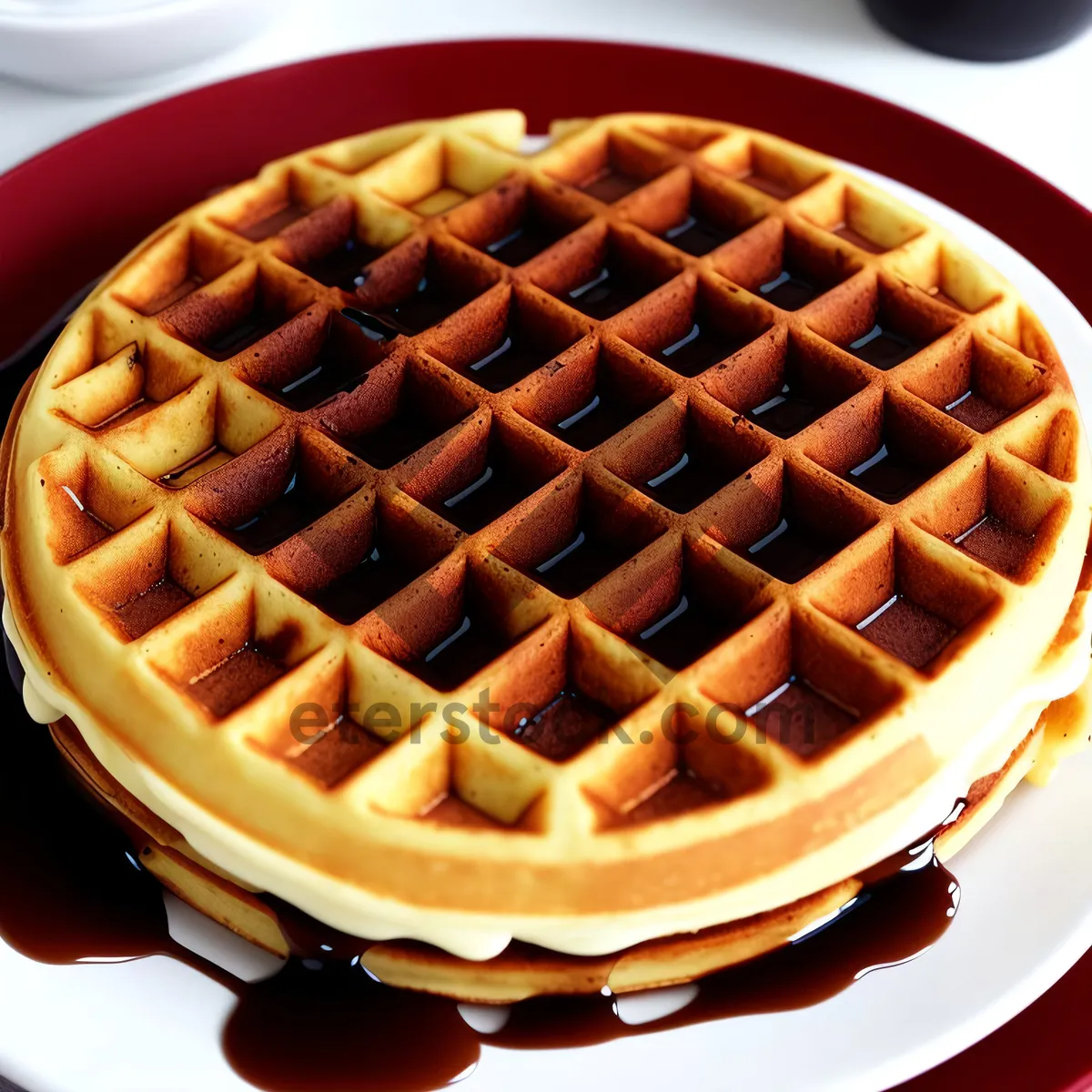 Picture of Delicious Chocolate Waffle Iron Snack