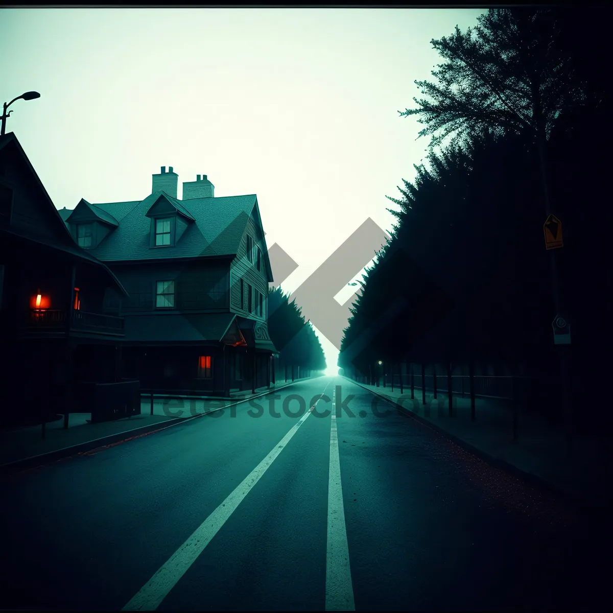 Picture of Urban Highways at Night: Speeding Traffic in Motion