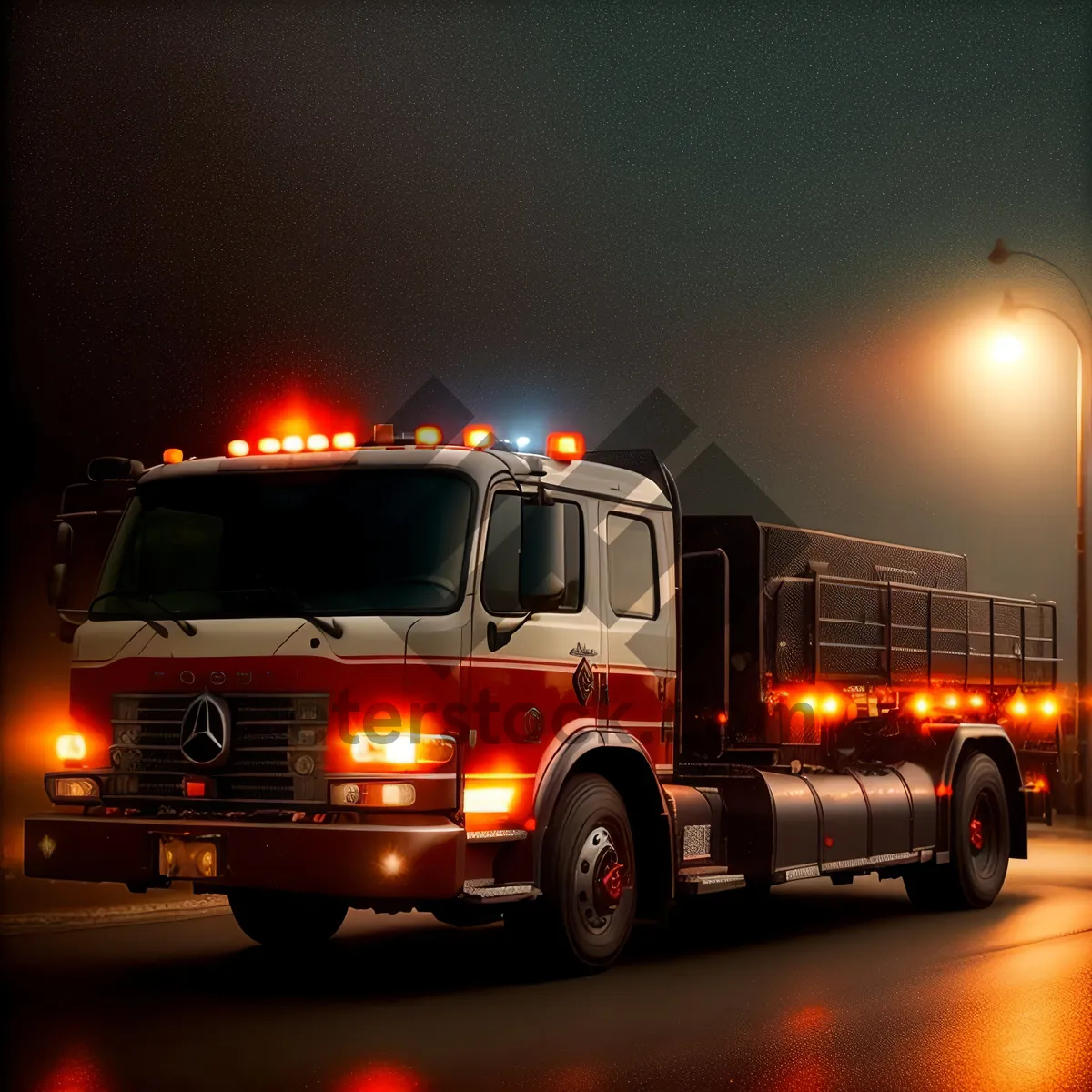 Picture of Fast Freight: Heavy Duty Trailer Truck on Highway