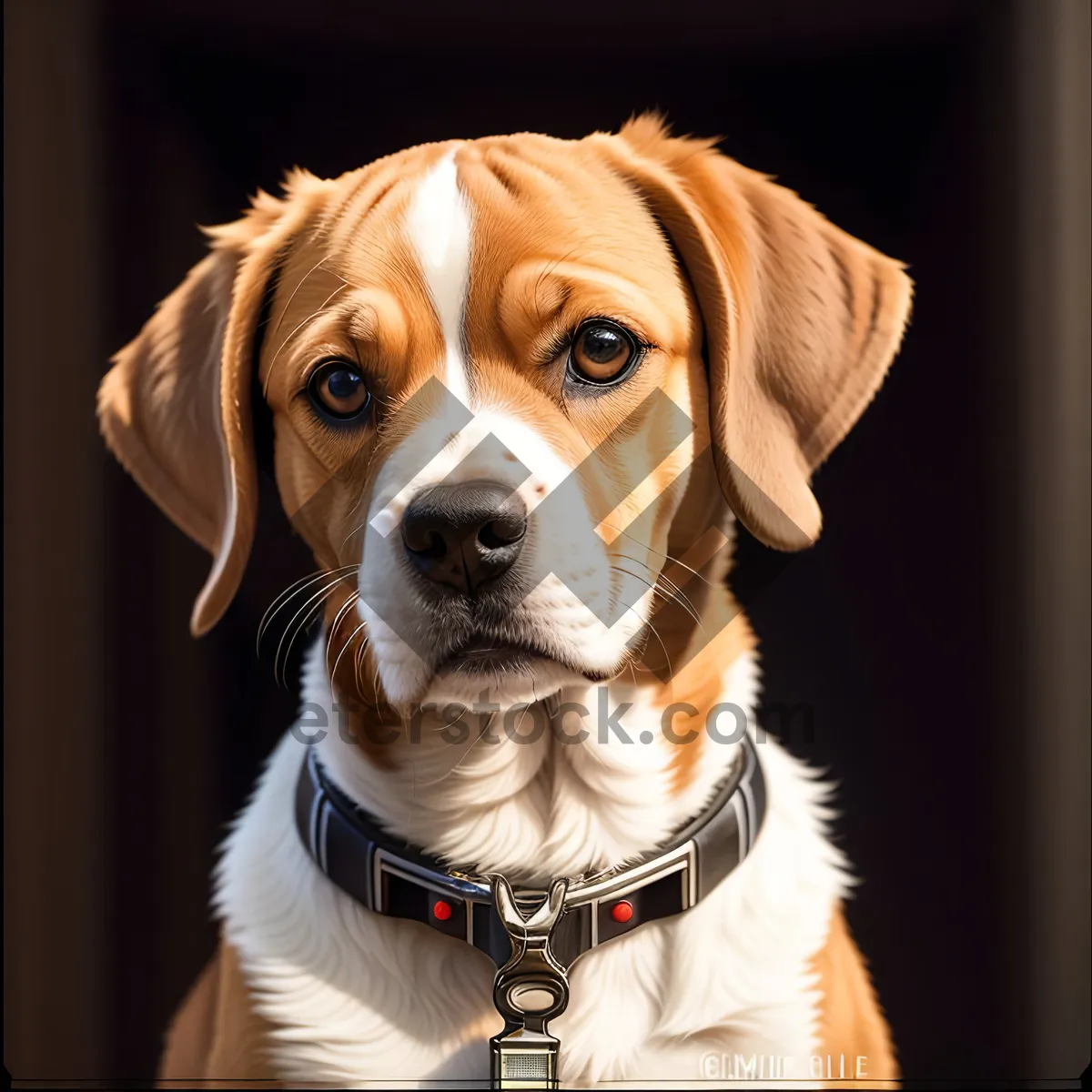 Picture of Adorable Beagle Puppy: Cute Canine Portrait