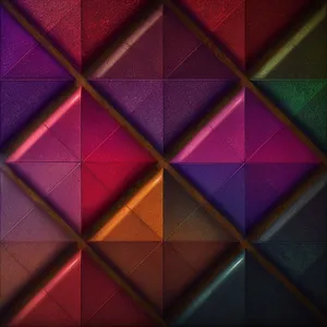 Colorful Geometric Mosaic Tile Pattern