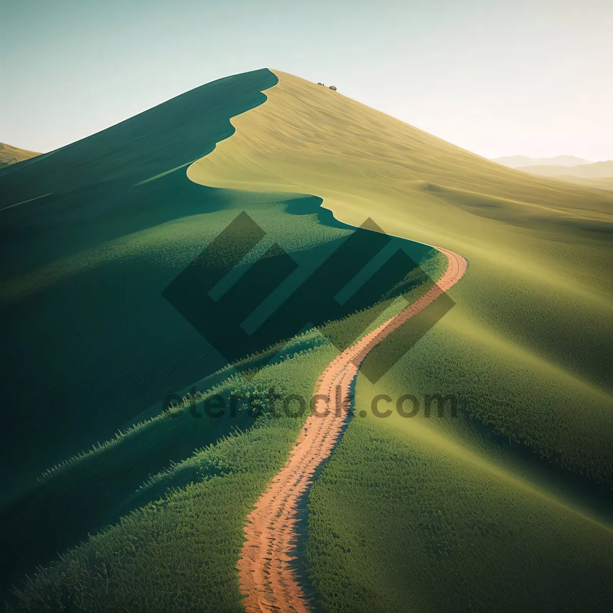 Picture of Majestic Desert Dunes: A Glimpse of Morocco's Sandy Landscape