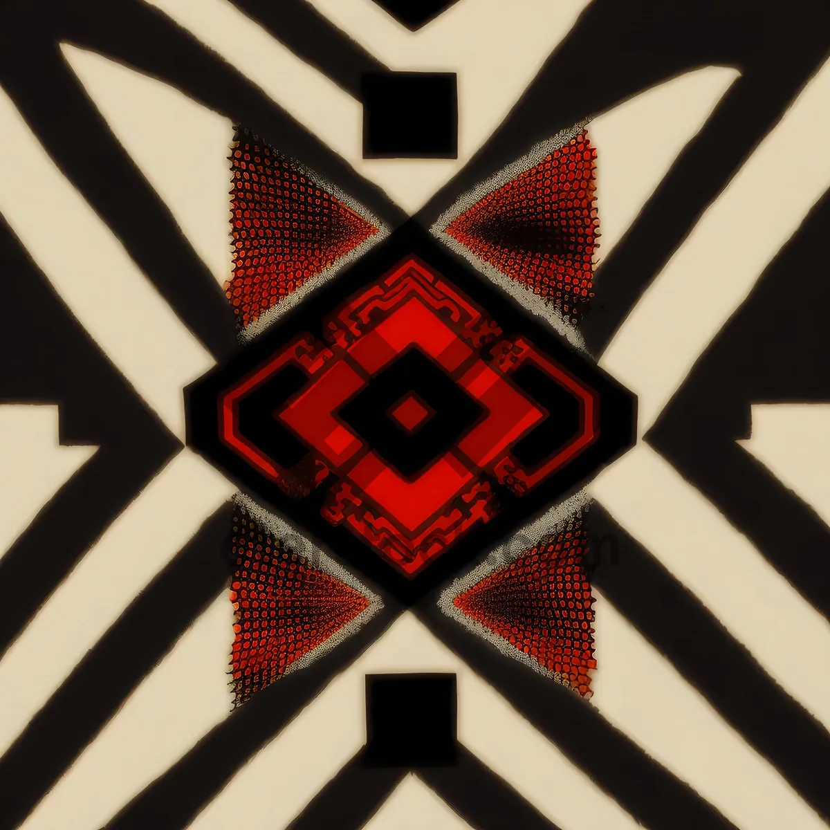 Picture of Gemstone flag of a country symbol sign.