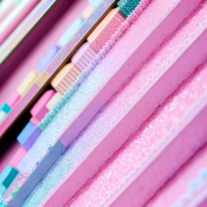 Vibrant Rainbow Pencil Spectrum - Creative Art and Design