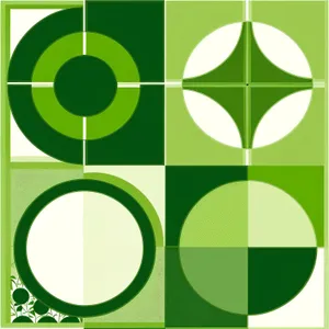 Graphic Clover Design Element Wallpaper