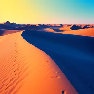 Serenity in the Sands: Majestic Desert Sunset