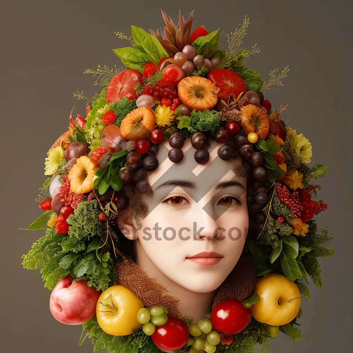 Picture of Fresh and Healthy Fruit Bouquet for Vegetarians