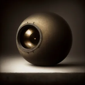 Shining Sphere: Illuminated Symbol of Web Design