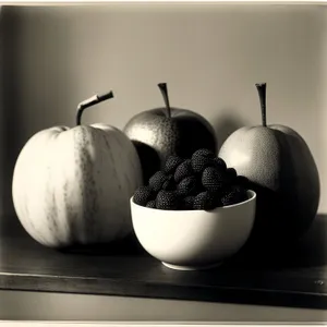 Fresh and Healthy Apple Fruit in a Bowl