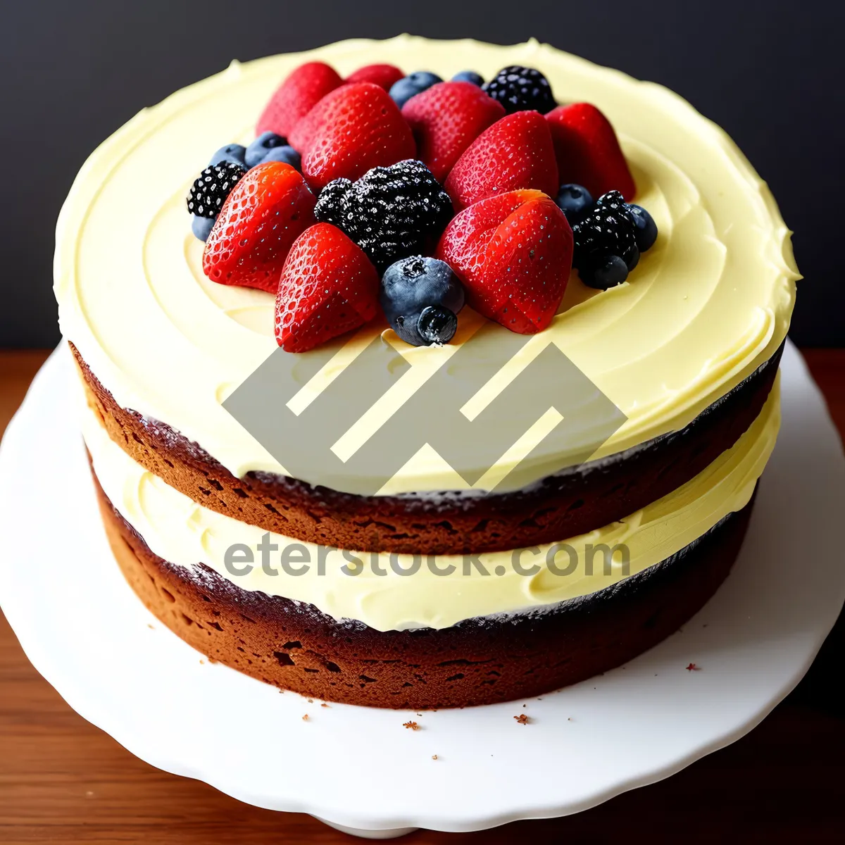 Picture of Delicious Fruit Bowl with Sweet Berries