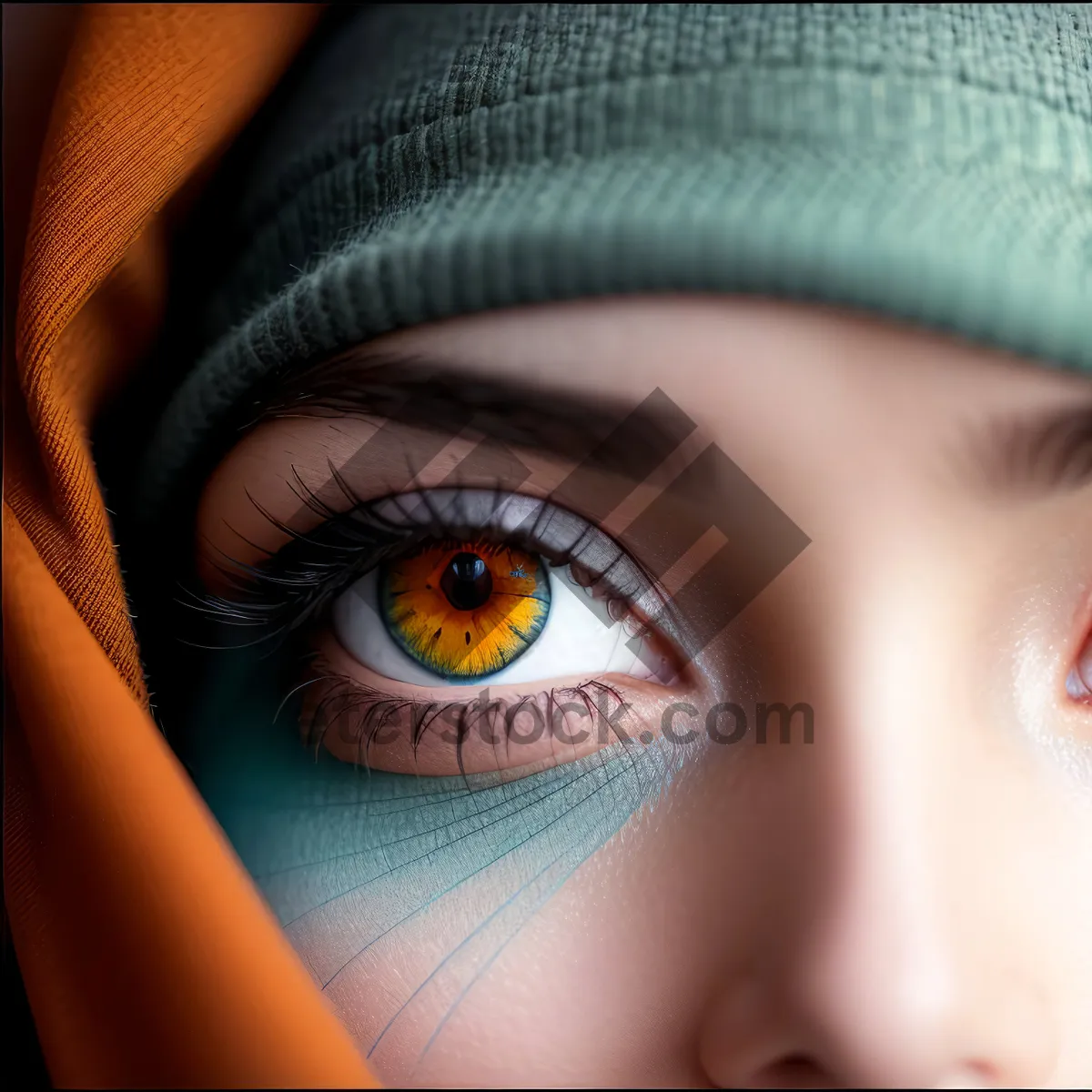 Picture of Stunning Eyebrows Define Glamorous Makeup Look